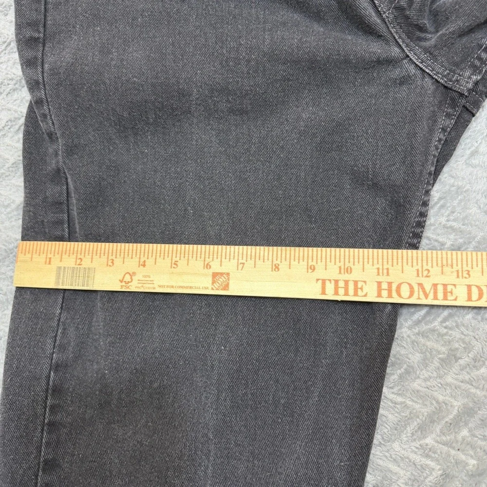 Vtg Levis 550 Black Jeans Tag 36x32/Fits 33x30 Relaxed Fit Straight Leg USA